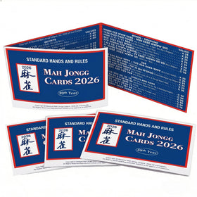 CANVUNTHY mahjong cards bold-contrast design reduces eye strain during games