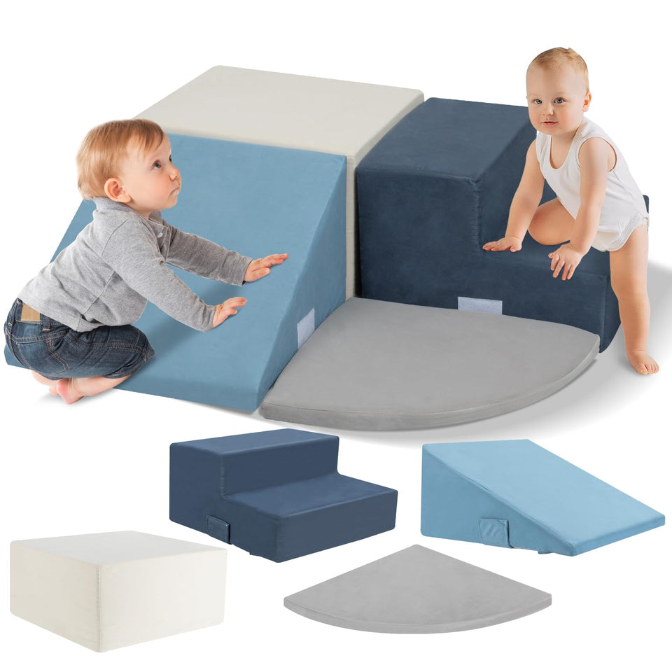 CAPAKIDS large climbing blocks indoors ready for assembly and imaginative play.