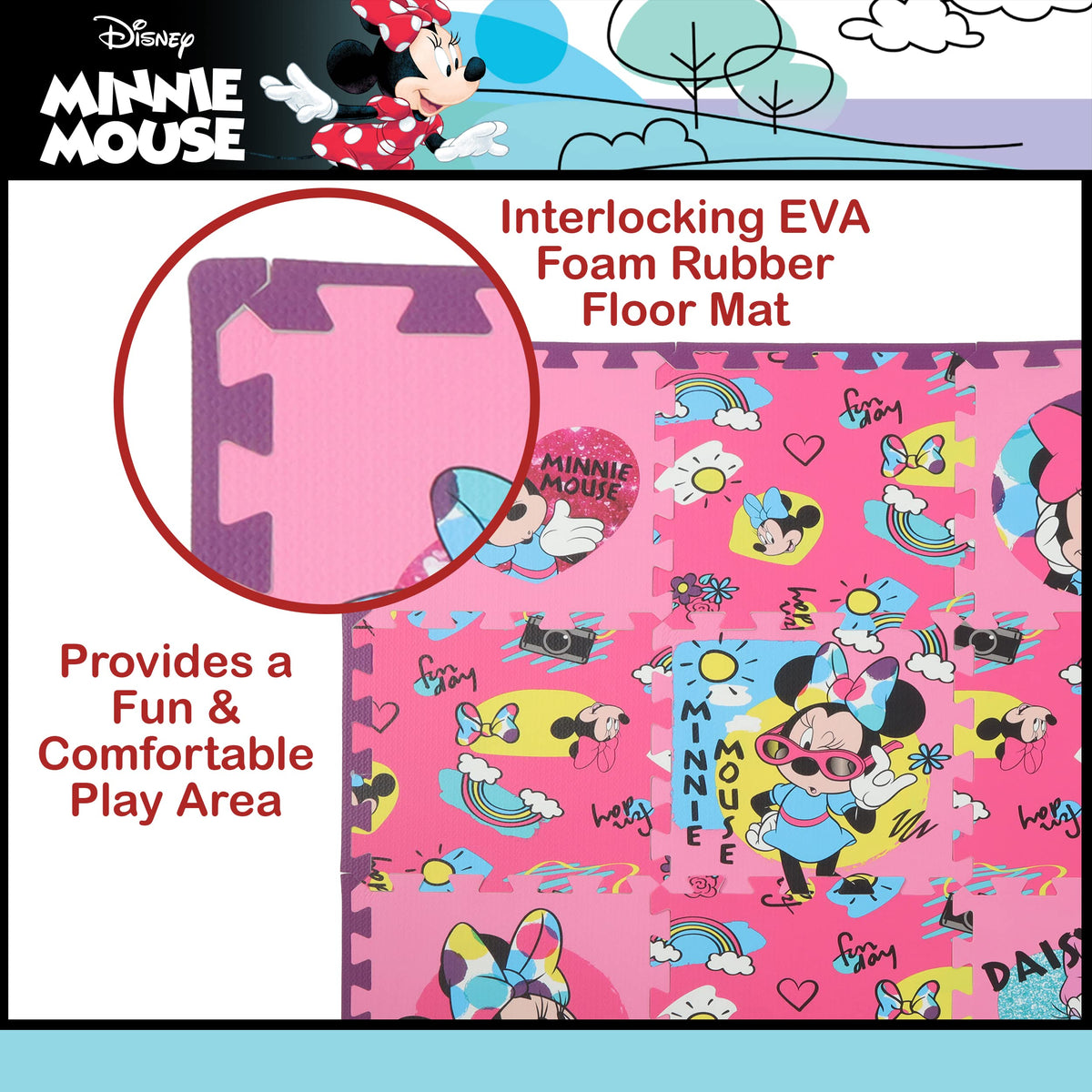 Capelli Sport EVA foam waterproof tiles offer lightweight, durable protection during workouts and play.