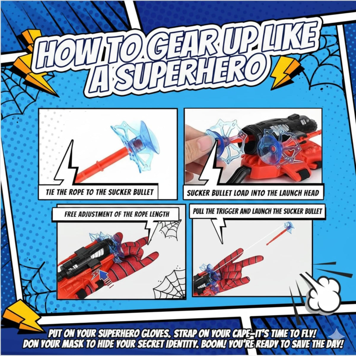 Capexia two gloves with comfortable grip for energetic role-play.
