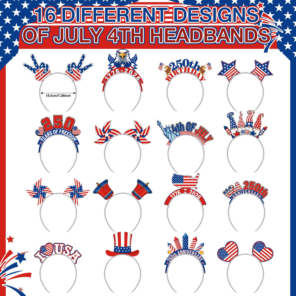 Capoda fabric American flags ideal for parades and patriotic decor