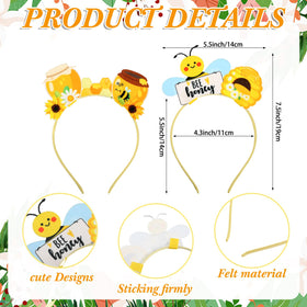 Capoda bee tentacle headband adds playful charm for costumes and parties.