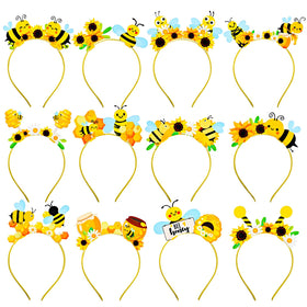 Capoda flower honey tentacle headband for festive party photos.