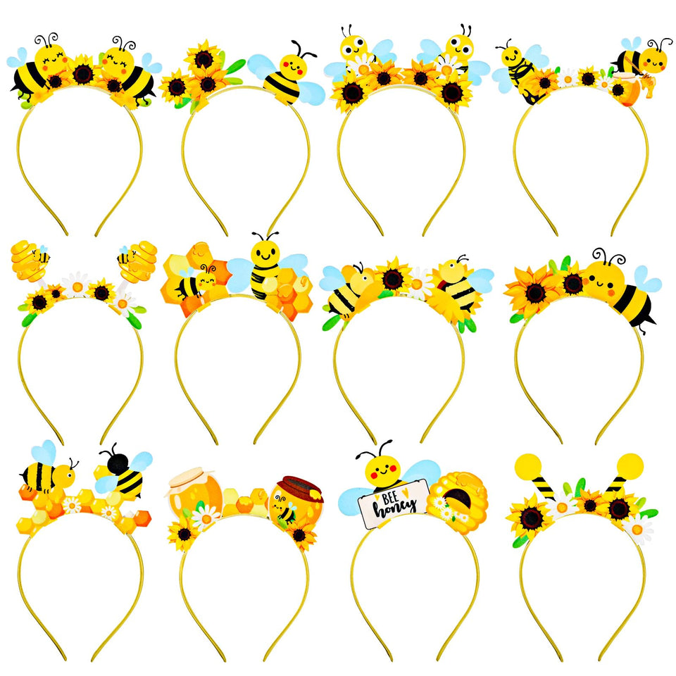 Capoda flower honey tentacle headband for festive party photos.