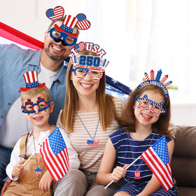 Capoda multicolor designs create a vibrant patriotic atmosphere