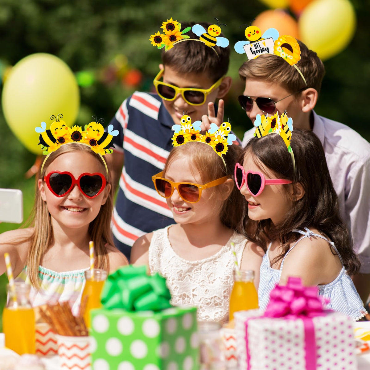 Capoda multicolor party headband suits all ages for celebrations.