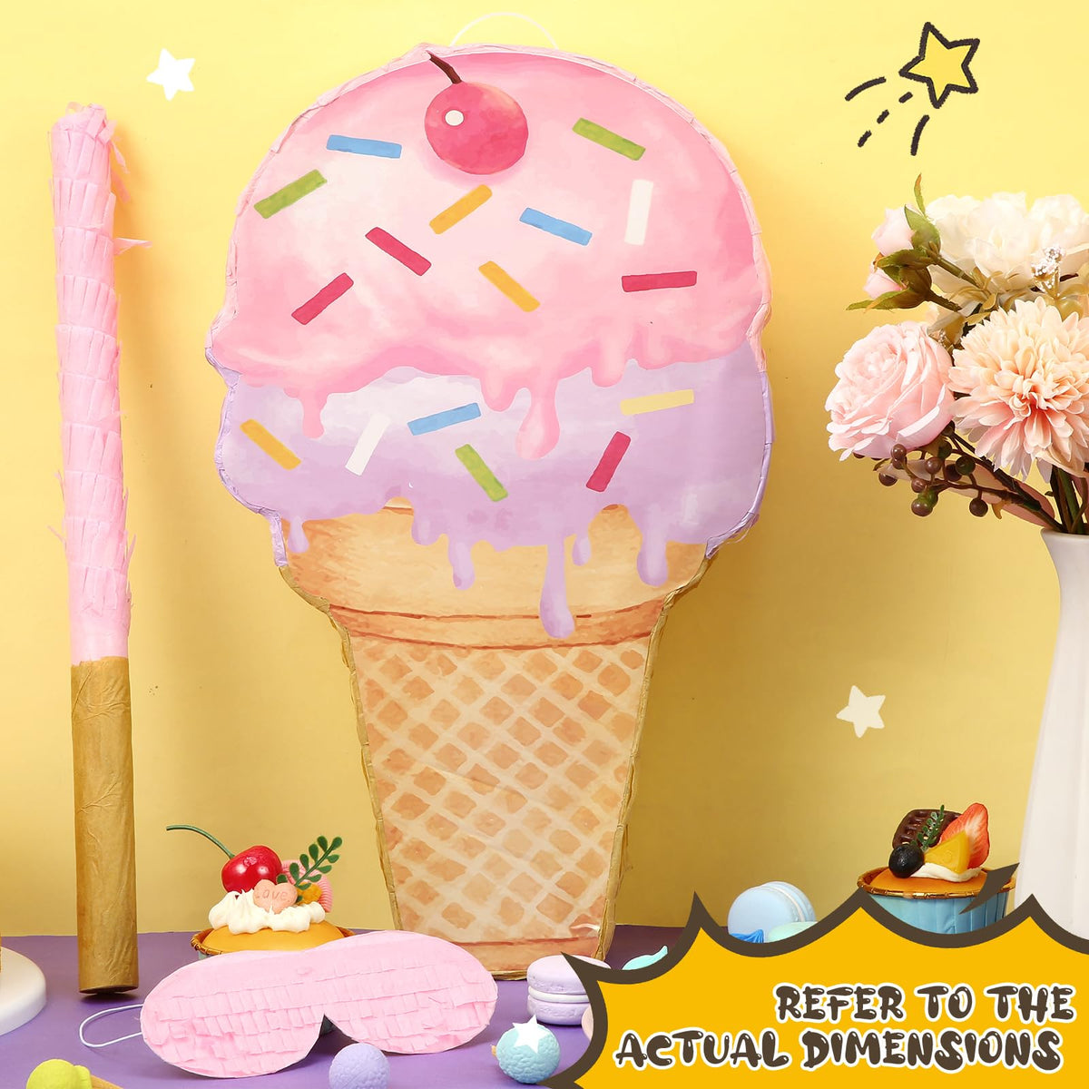Capoda blindfold included for a playful interactive candy-dispensing moment