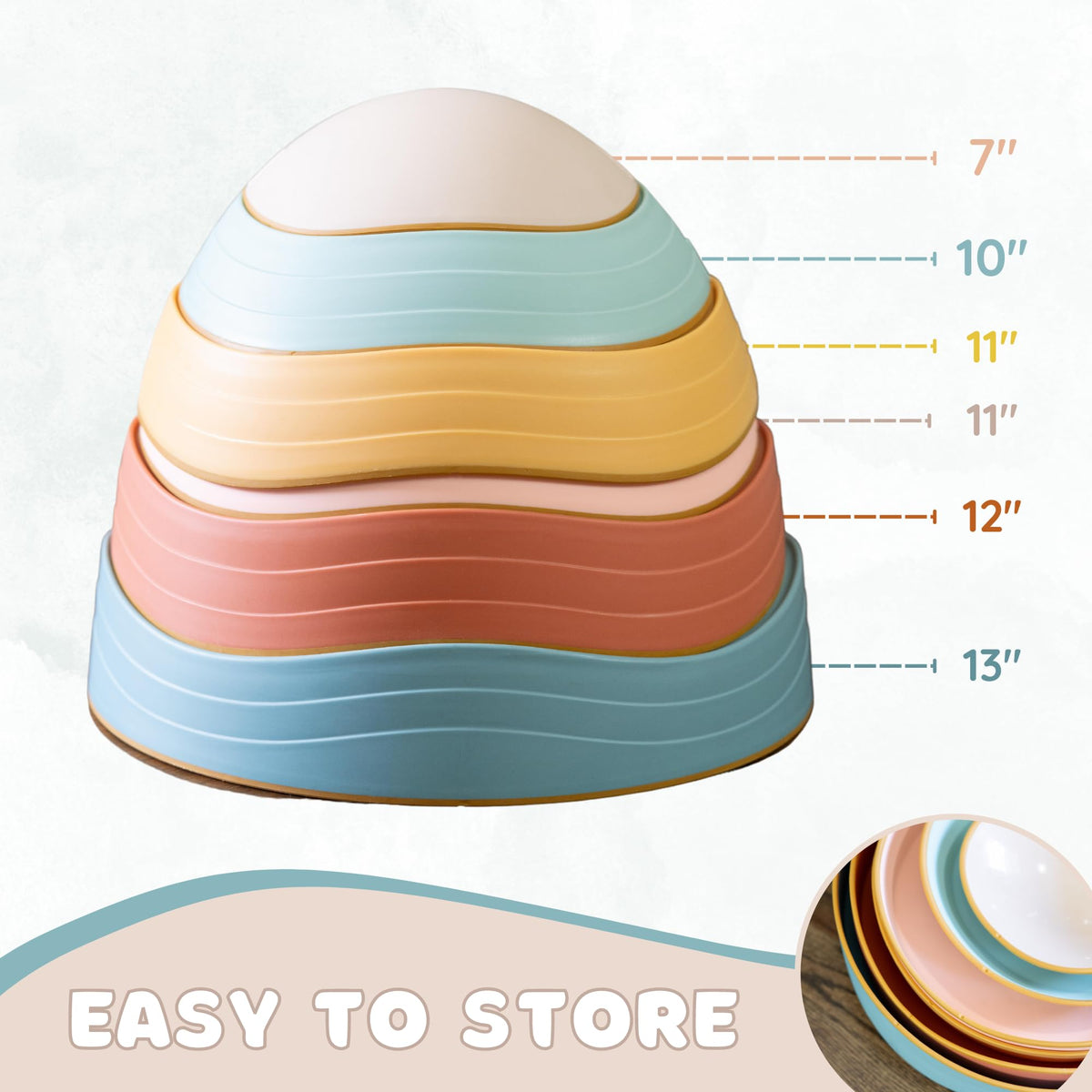 Capri & Camden Co Balance stones encourage color recognition and motor practice during indoor games.