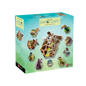 Capstone Games Sanctuary tile-draft showcases strategic placement for a thriving zoo.