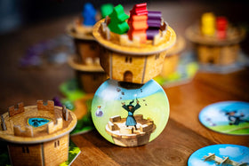 Capstone Games Wandering Towers family-friendly fantasy theme welcoming players aged 10+