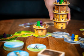 Wandering Towers replayability rewarded by shifting towers and moves
