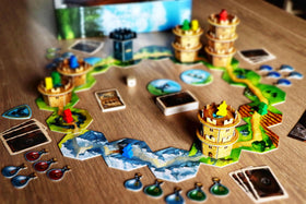 Capstone Games Wandering Towers tower movement creates dynamic shifts on the board