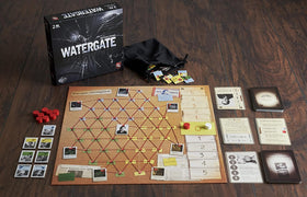 Capstone Games Watergate cards in hand highlighting quick decision making.