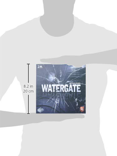 Capstone Games Watergate tokens and board illustrating resource management in play.