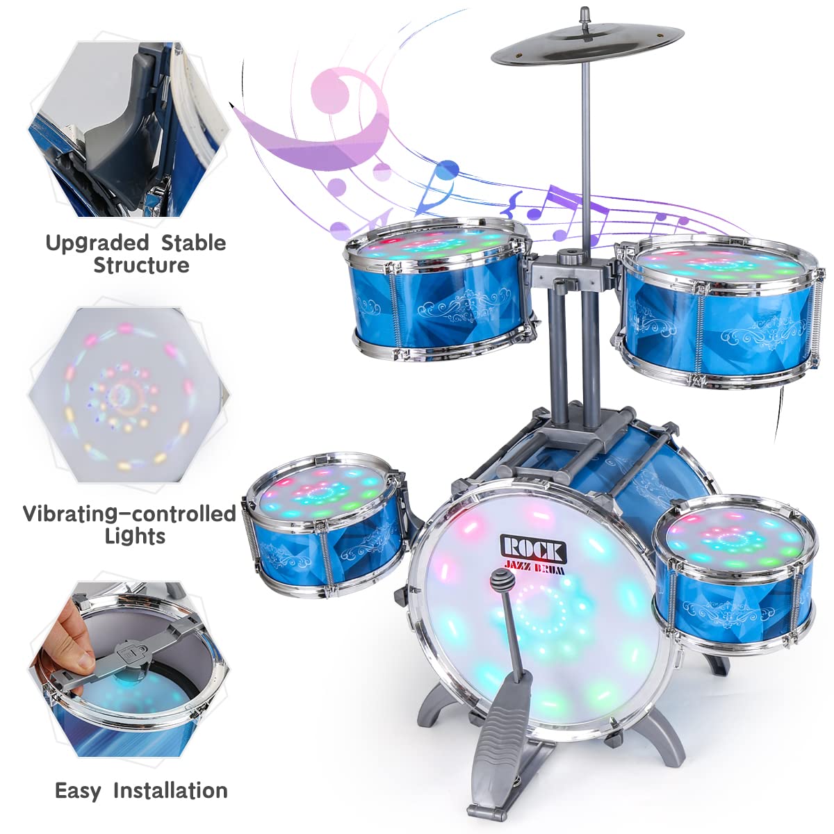 Captain Chaowing drum kit cymbal in action during play