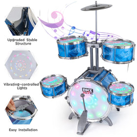 Captain Chaowing drum kit cymbal in action during play