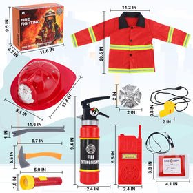 Captain Chaowing fire-axe toy provides safe, exciting props for imaginative rescues.
