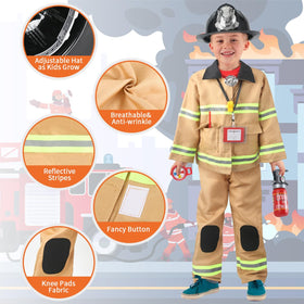 Captain Chaowing firefighter pants with knee protection for active play