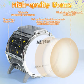 Captain Chaowing ergonomic stool and height-friendly drum set for kids