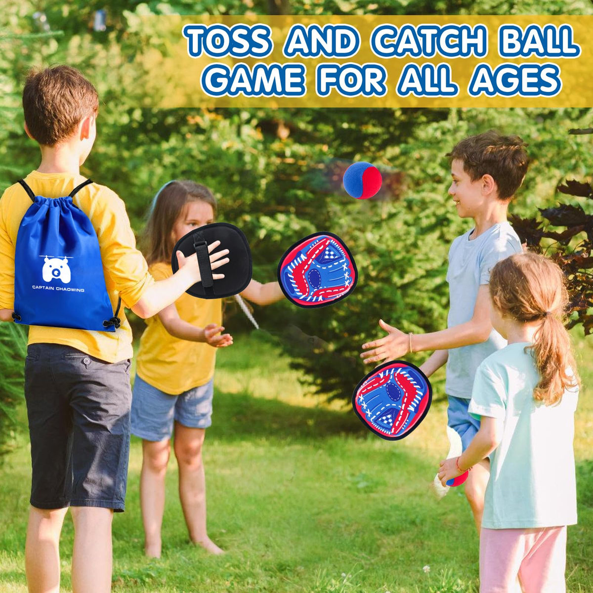 CAPTAIN CHAOWING kids outdoor play set encourages active backyard fun