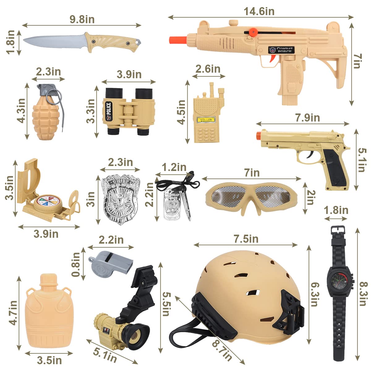 CAPTAIN CHAOWING night vision goggles glow for immersive stealth play