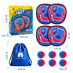 CAPTAIN CHAOWING sticky balls for quick catches on beach or pool