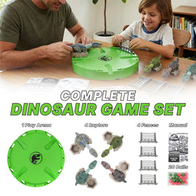 Colorful raptors in action spark imaginative pretend-play experiences.