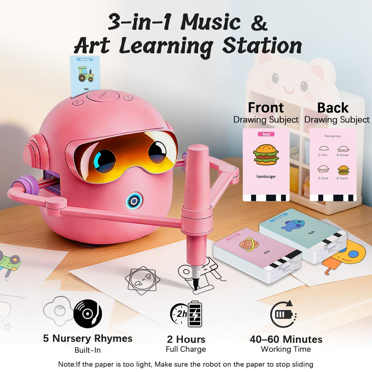 CaraSuL drawing robot with color pens enables guided art sessions
