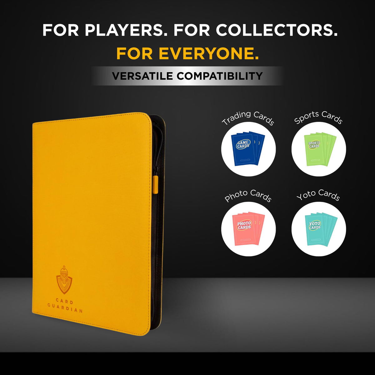 Card Guardian binder dimensions fit most collectible cards while staying compact.