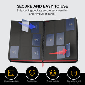 Card Guardian binder holding up to 360 cards across 20 pages