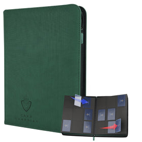 Card Guardian 9-pocket binder front cover shows premium card storage up to 360 cards