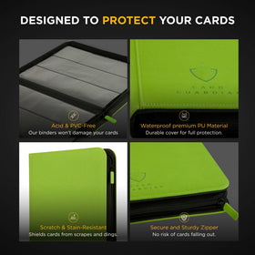 Card Guardian side-loaded pockets enable quick card access