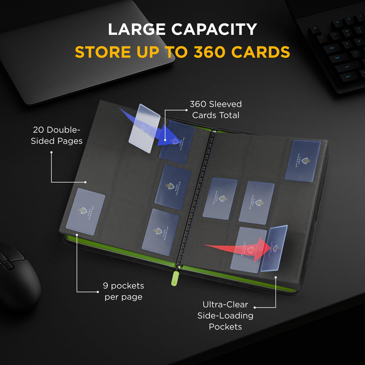 Card Guardian zipper closure keeps contents secure during travel