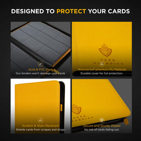 Card Guardian 9-pocket pages layout organizes cards neatly with visible side-loading pockets.
