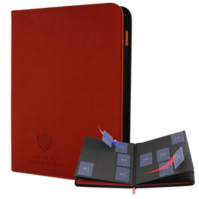Card Guardian 9-pocket binder front cover showing premium design and protection