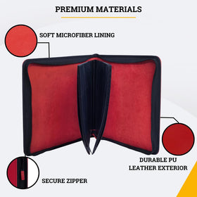 Card Guardian hard-cover front view emphasizes sturdy protection during travel
