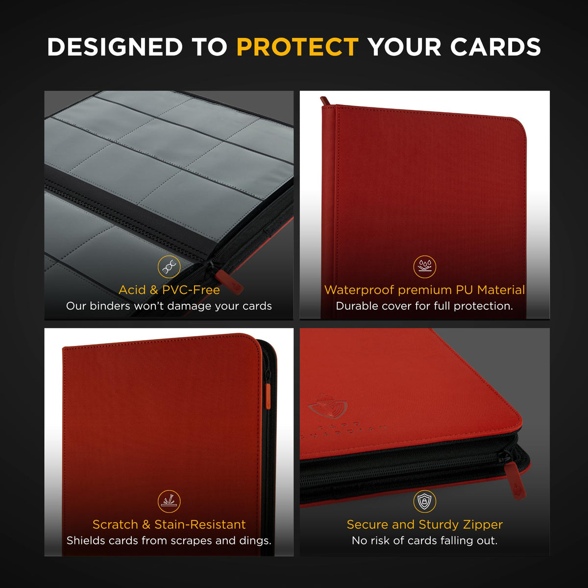 Card Guardian inside-pocket layout organized for easy card access