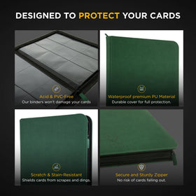 Card Guardian reinforced interior pockets for easy card handling