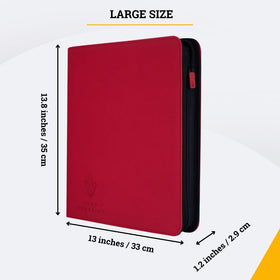 Card Guardian interior pages reveal 12 pockets per page for 480-card capacity