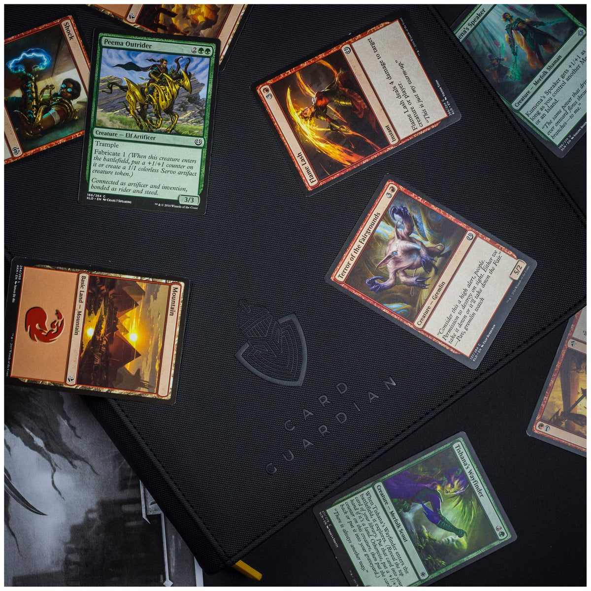 Card Guardian measures 30.5 cm by 24.5 cm to fit most cards.