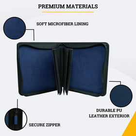 Card Guardian binder dimensions 15.74 by 13.9 by 1.57 inches.