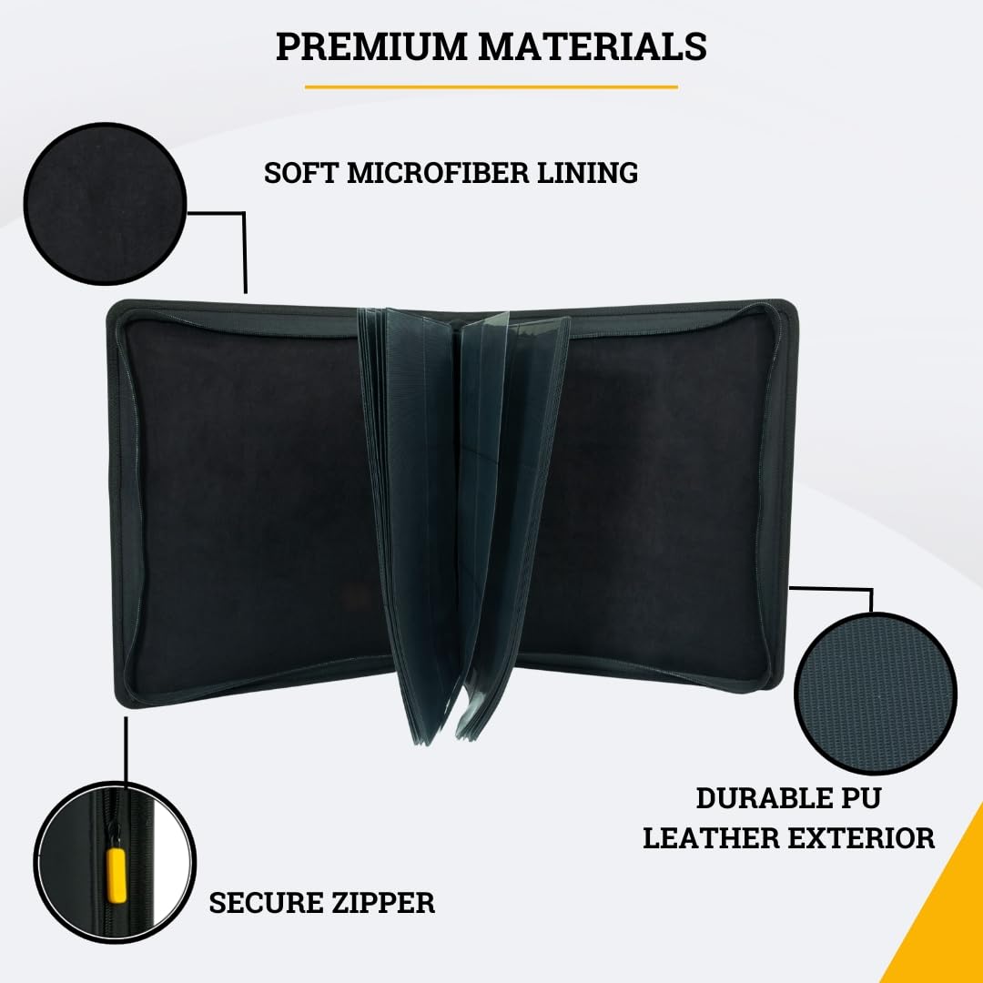 Card Guardian binder features 20 pages for compact yet ample organization.
