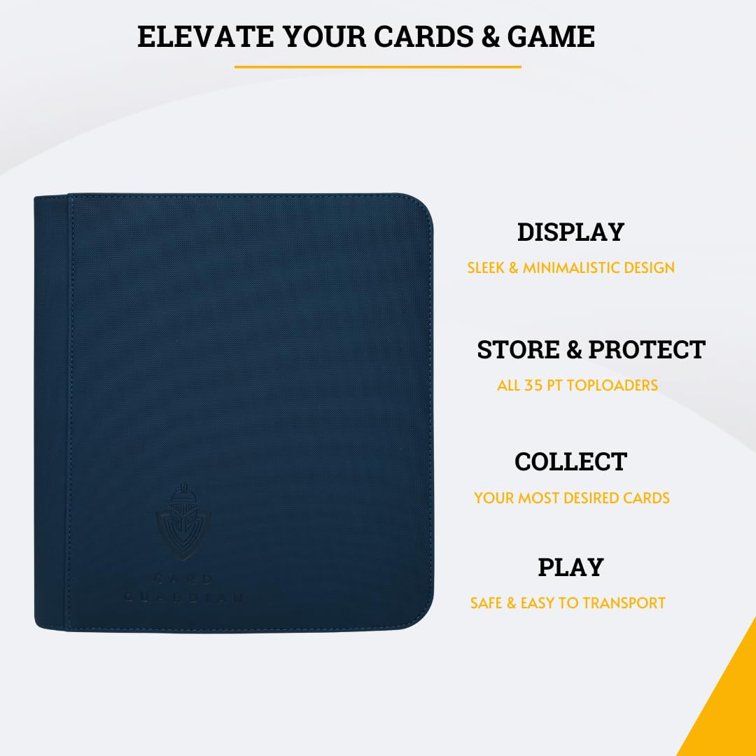 Card Guardian 4-pocket pages securely hold 160 cards.
