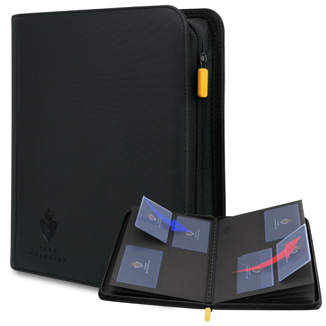 Card Guardian top loader binder front cover with reinforced protection.