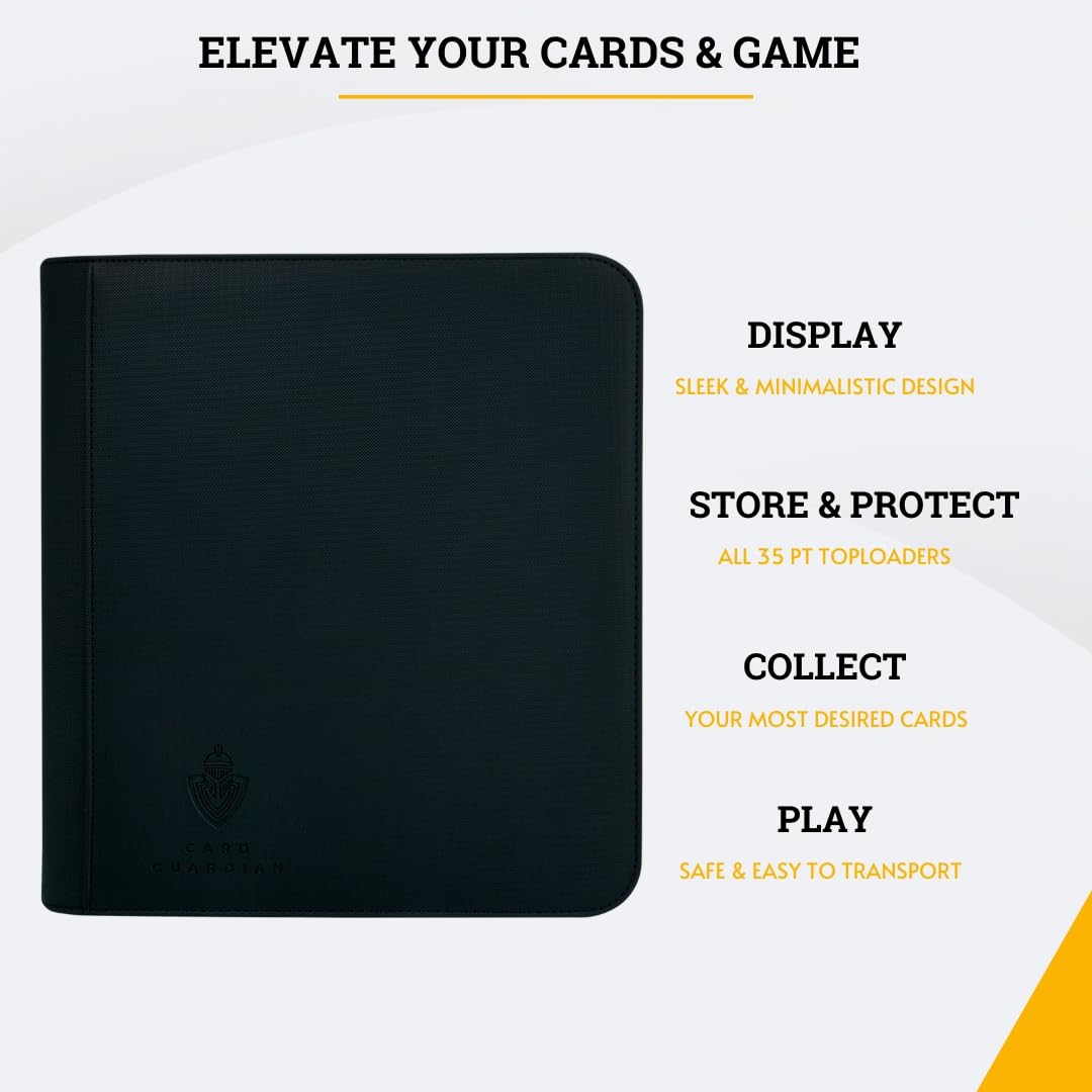 Card Guardian in-use binder organizes a growing card collection efficiently.