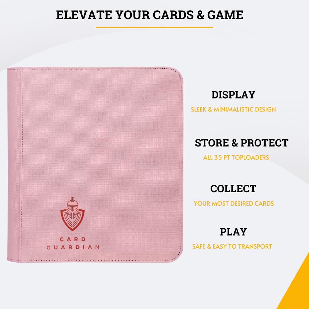 Card Guardian PVC-free binder offers high-quality material and durable construction
