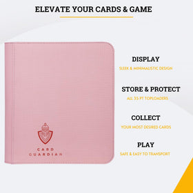 Card Guardian PVC-free binder offers high-quality material and durable construction