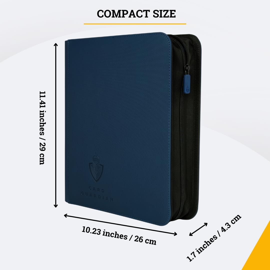 Card Guardian PVC-free toploader binder supports safe card storage.