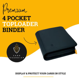 Card Guardian binder zipper closure keeps contents secure during travel.