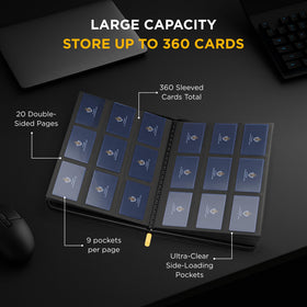 Card Guardian zipper closure keeps cards secure during travel.